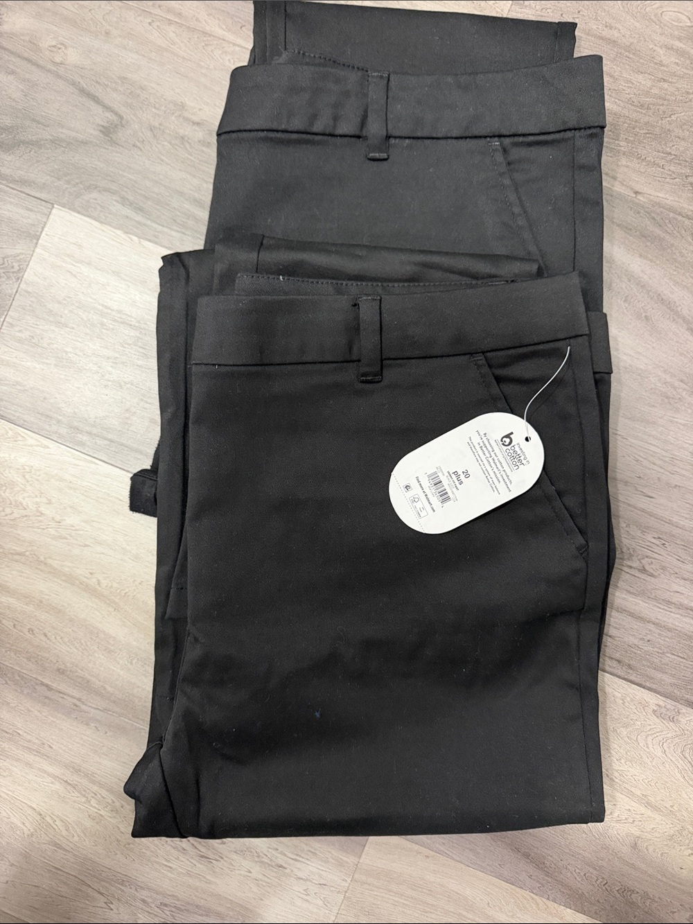 Like New - Girl’s 20 plus -wonder nation Black Chino